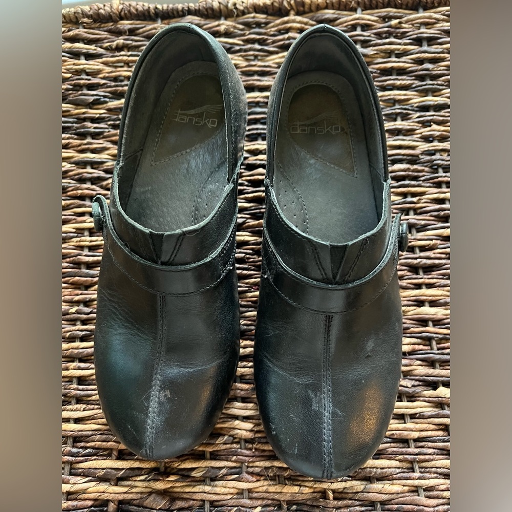 Dansko black Mary Jane  clogs, size 40